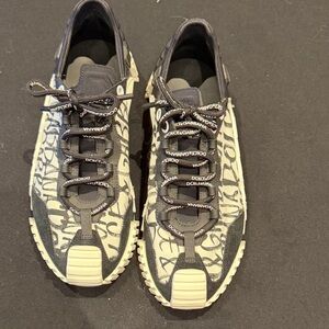 Dolce & Gabbana custom limited time  Black and Cream Graphic Sneakers